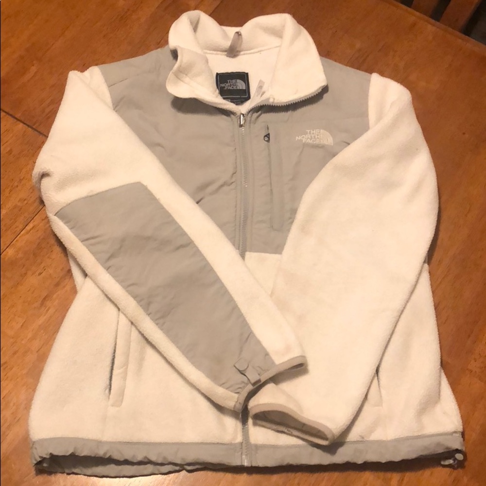White north face fleece